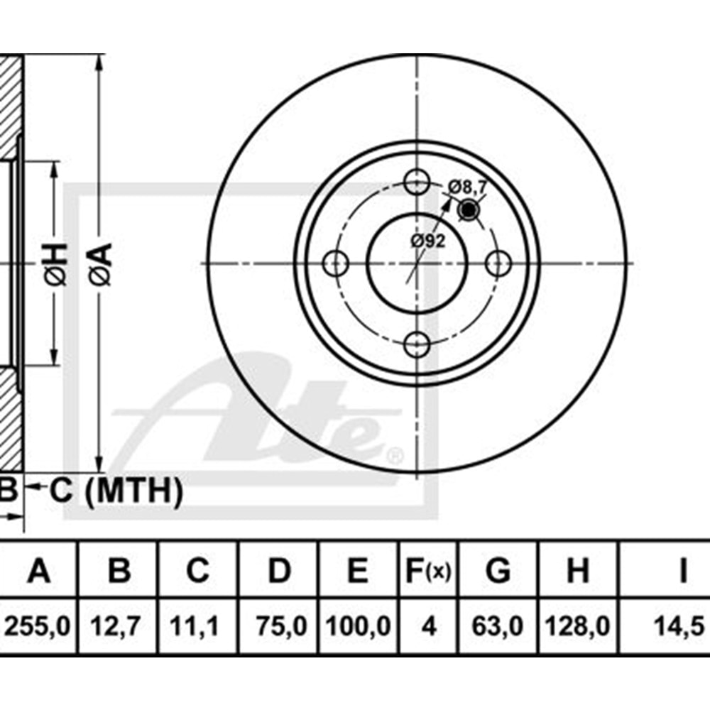 BMW FREN DİSK ÖN E21