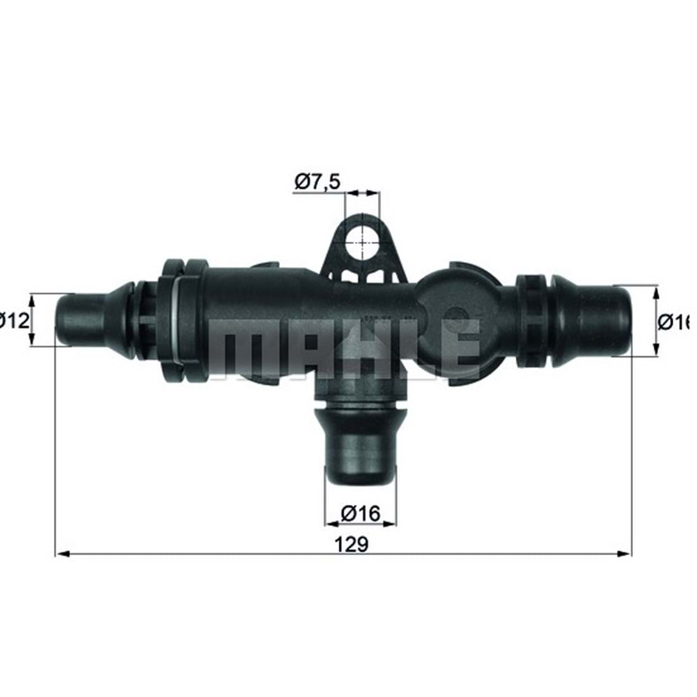 BMW TERMOSTAT KOMPLE YAĞ SOGUTUCUSU M57 N52 E53