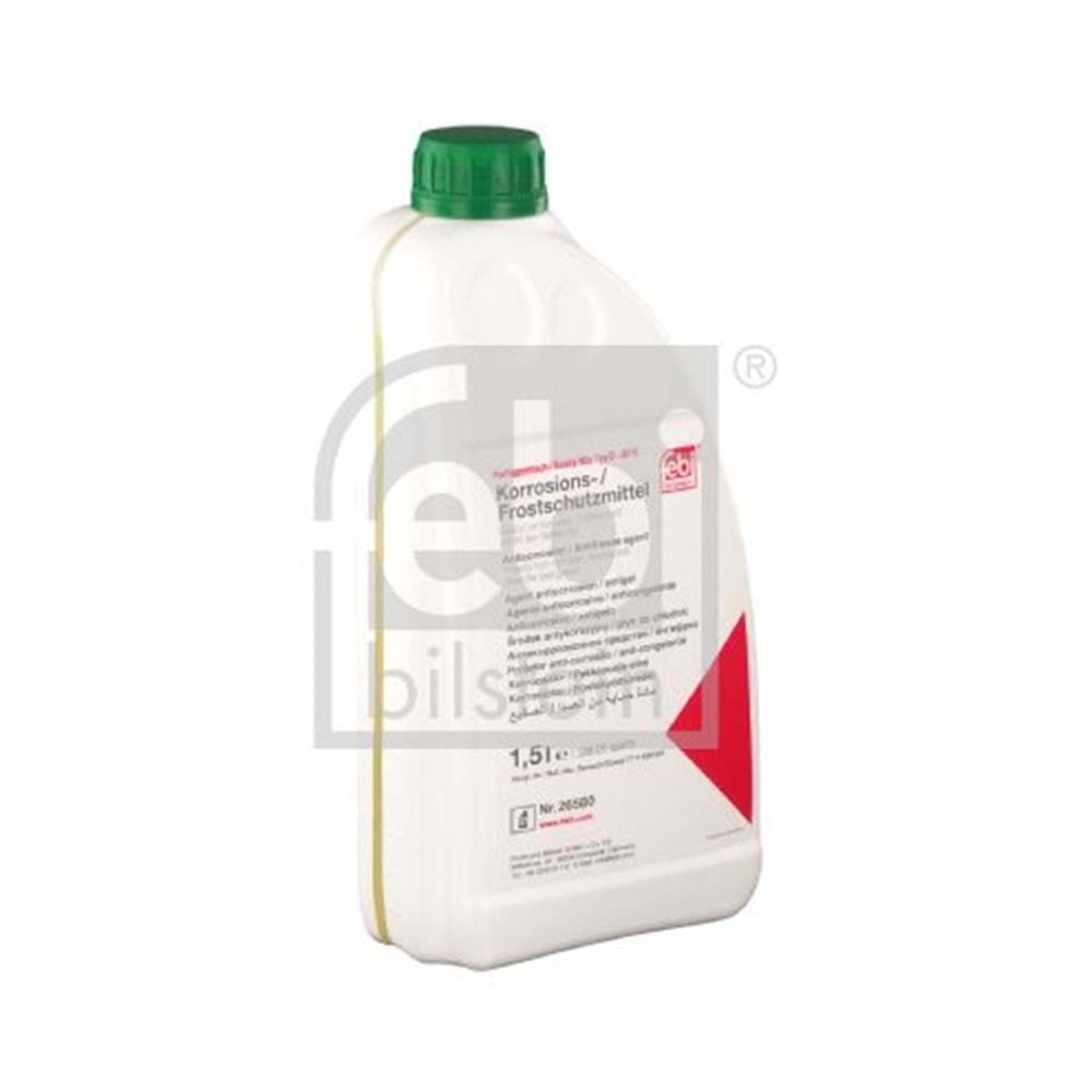 FEBI ANTİFRİZ YEŞİL 1,5LT Hazır Kullanım
