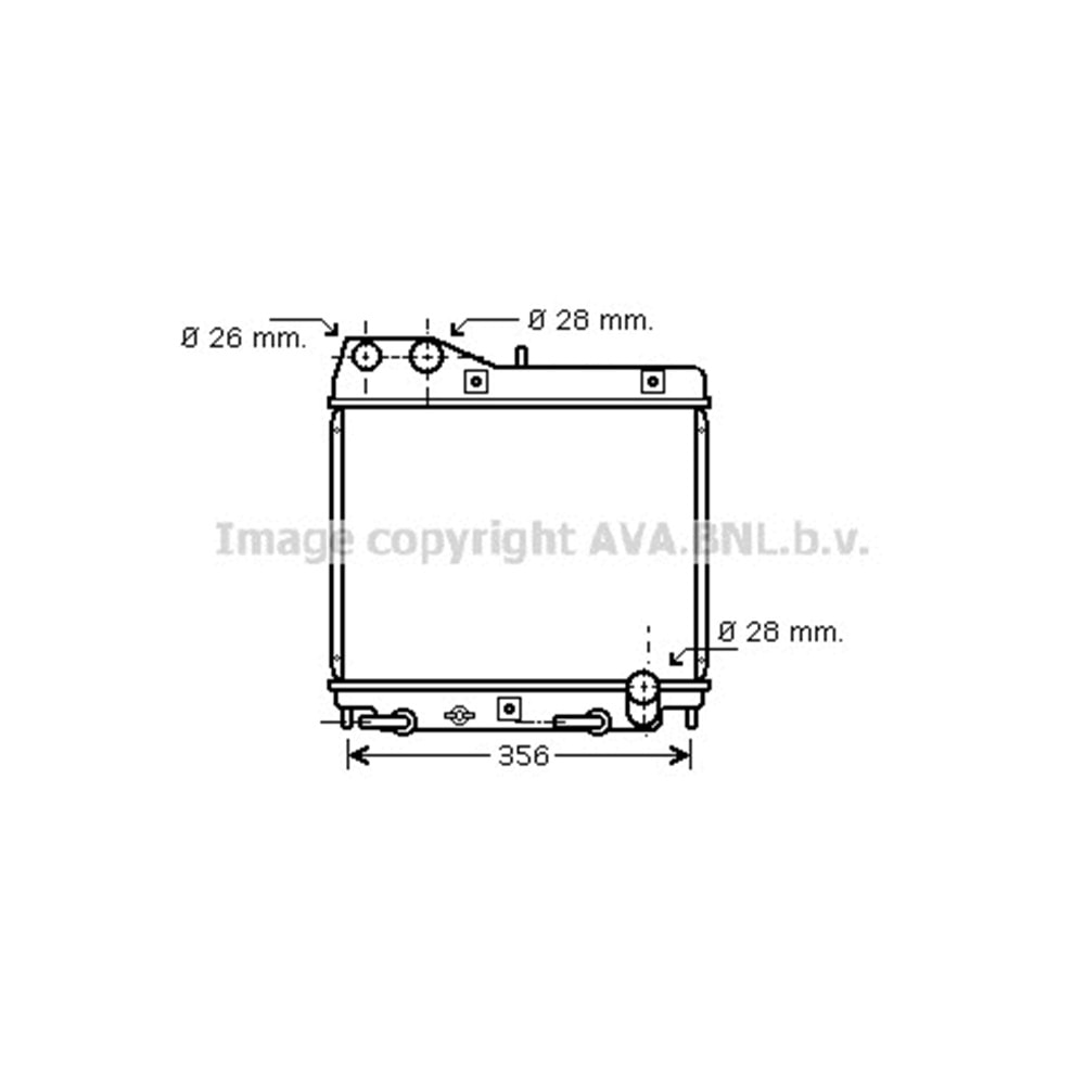 HONDA RADYATÖR 377x325 JAZZ 1.2-1.4