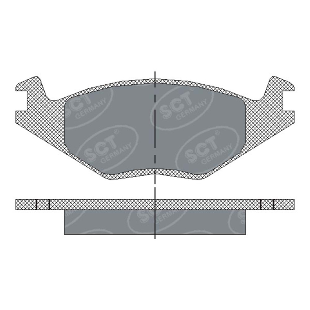 VW FREN BALATA ÖN GOLF2 83+İNCE