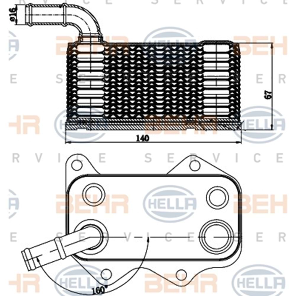 VW RADYATÖR YAĞ MOTOR BLP BLR