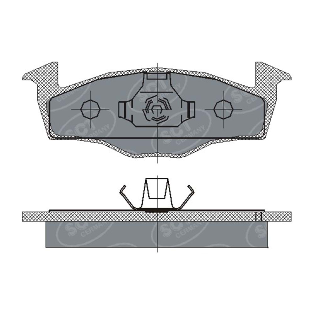 VW FREN BALATA ÖN POLO4 17.2mm