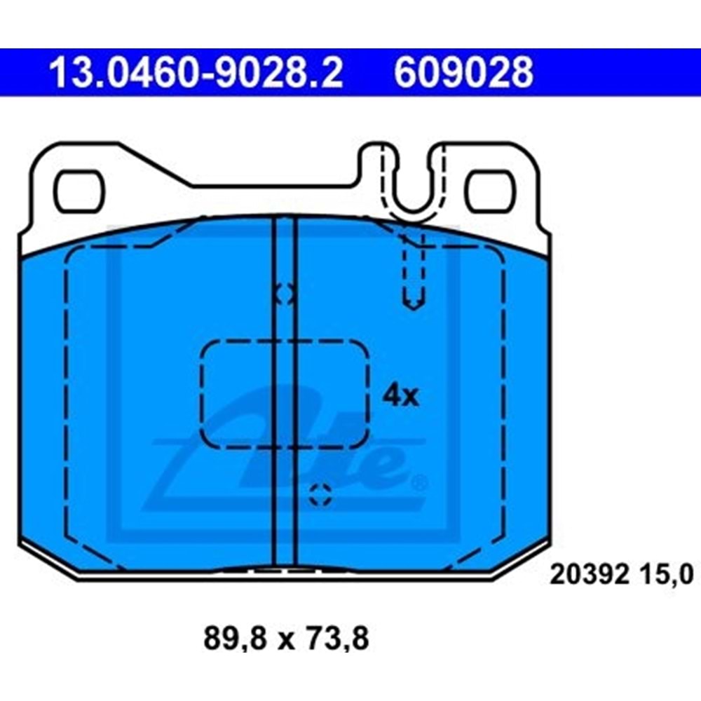 MB FREN BALATA ÖN W123 78+