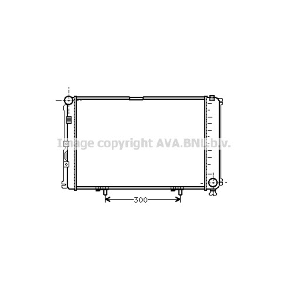 MB RADYATÖR W201 57x37 W201 601 102