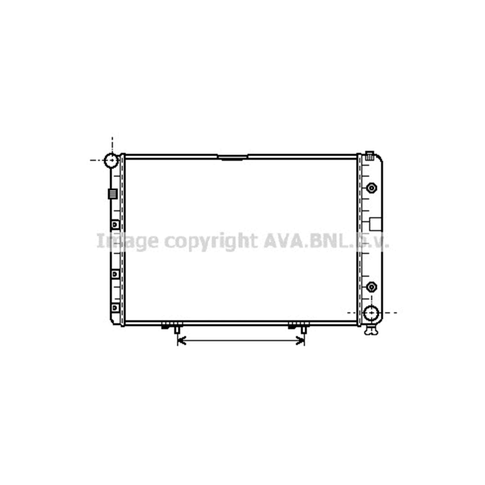 MB RADYATÖR W124 61x49 D/AC/OTO