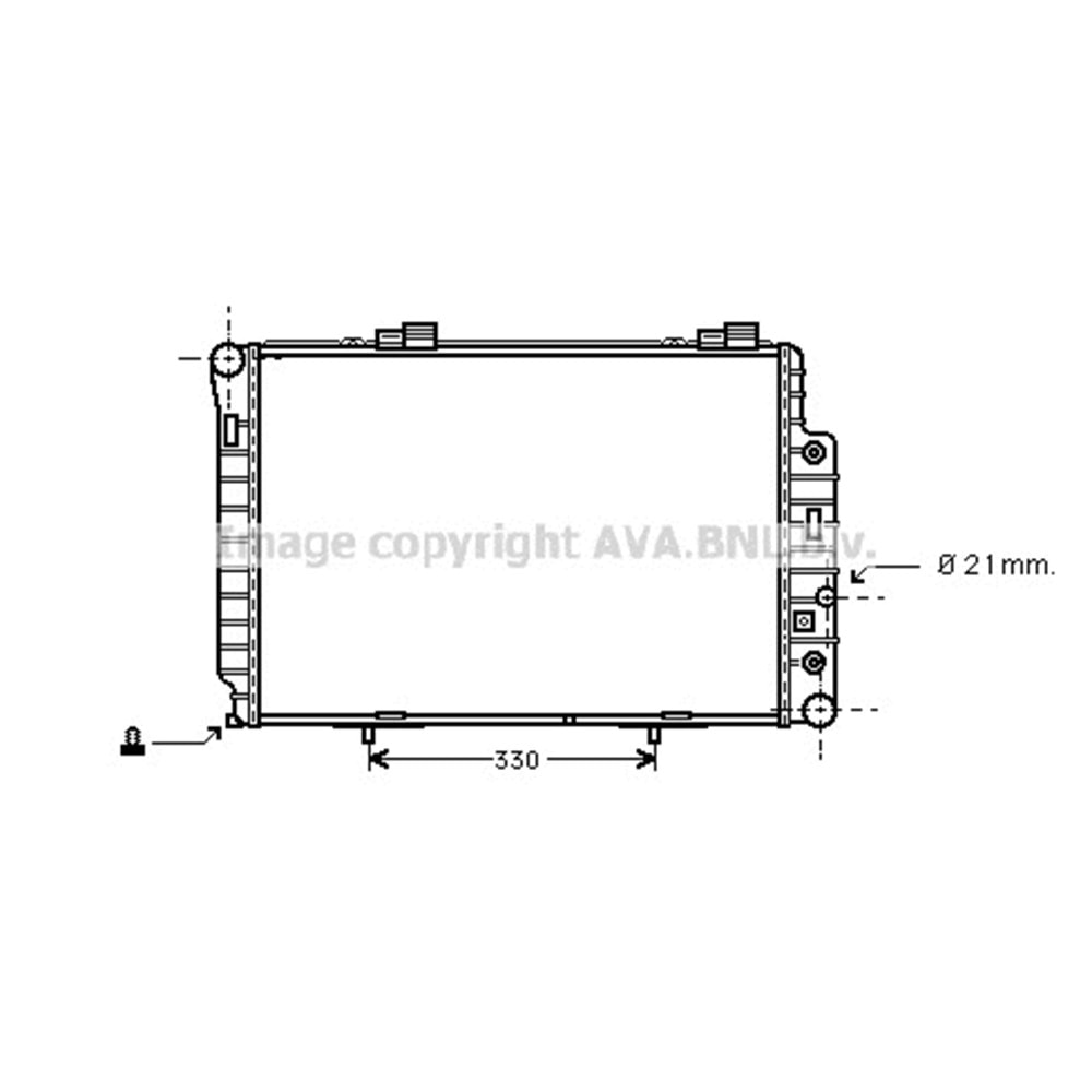MB RADYATÖR W202 61x42 W202 OTO