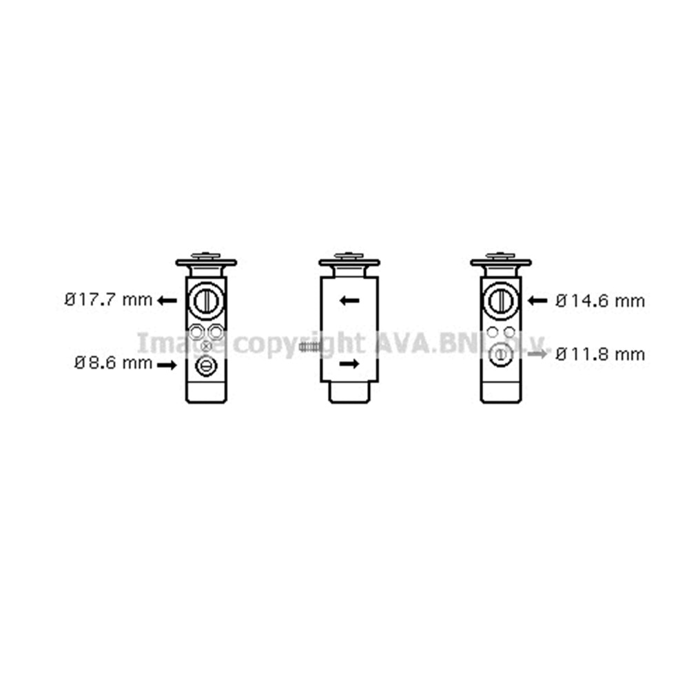 MB KLİMA VALVI W124 W201