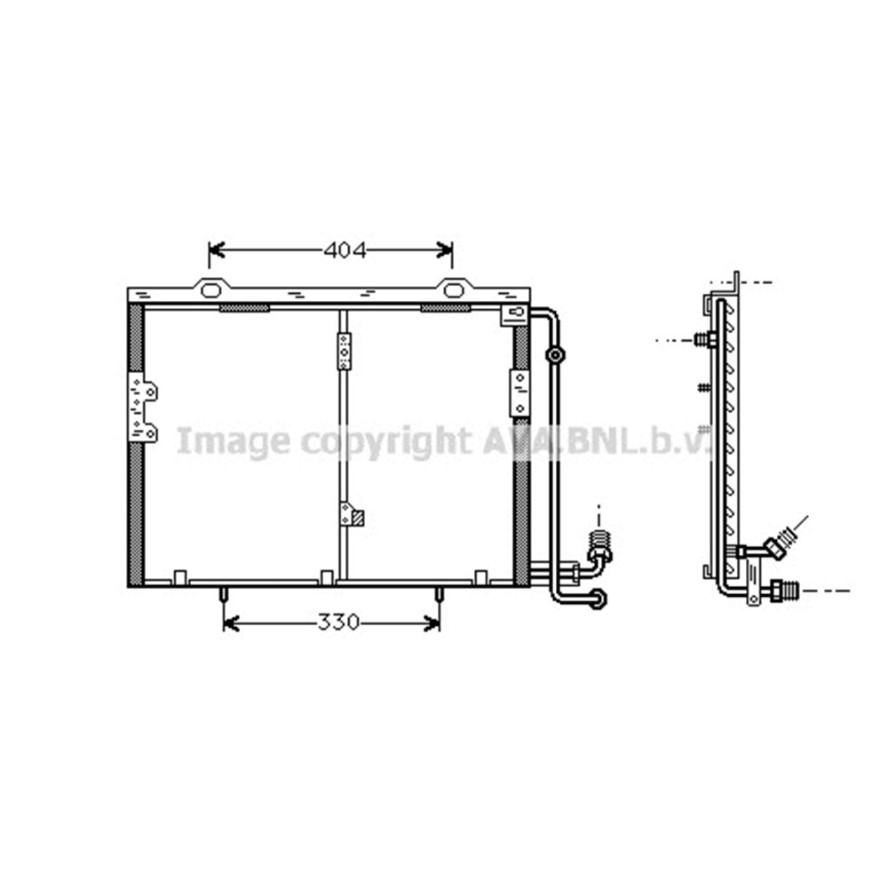 MB RADYATÖR KLİMA W202 B/D-97 FANLI