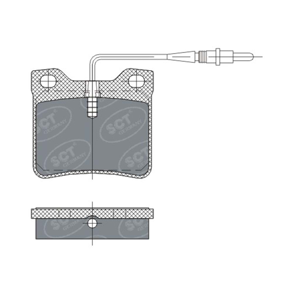MB FREN BALATA ARKA W638 VITO KAPLOLU