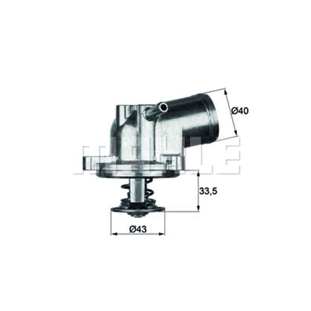 MB TERMOSTAT KOMPLE M111 AC 87