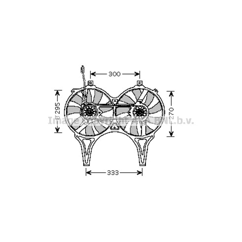 MB KLİMA FAN W210 ÇİFT