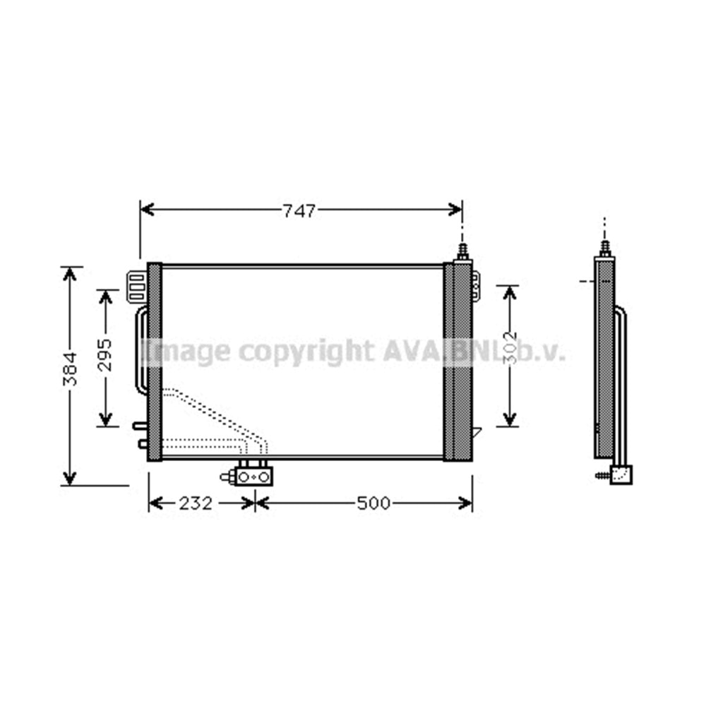 MB RADYATÖR KLİMA W203 BENZİN