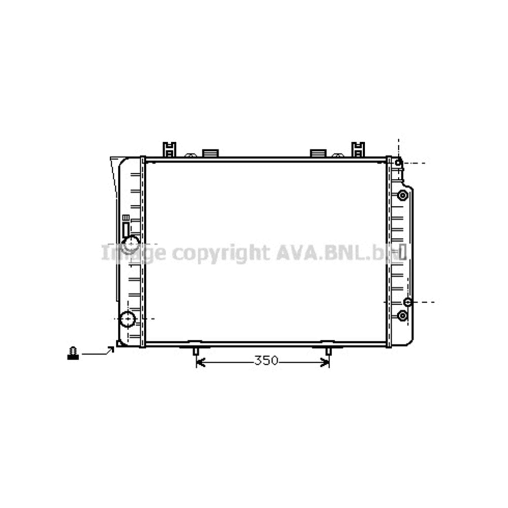 MB RADYATÖR W140 66x47 280/300 SEL