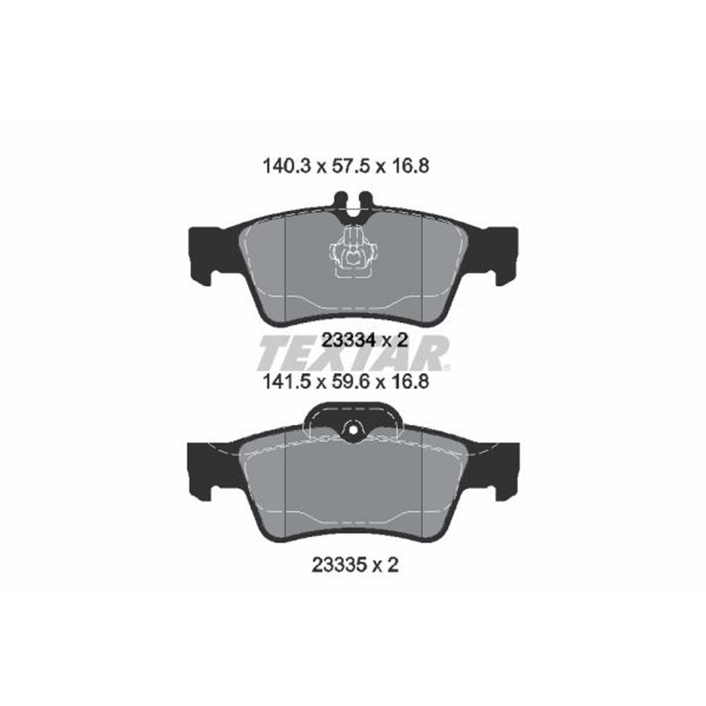 MB FREN BALATA ARKA W211