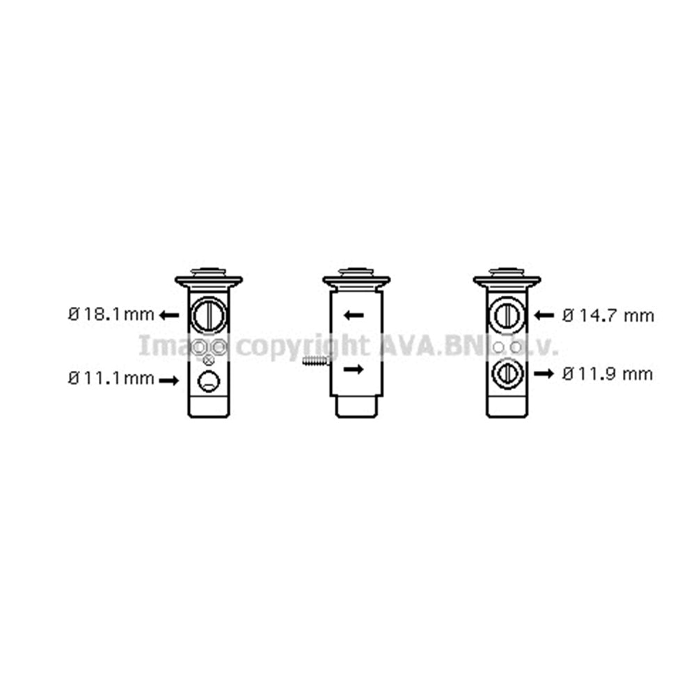 MB KLİMA VALVI W220 W203 W639