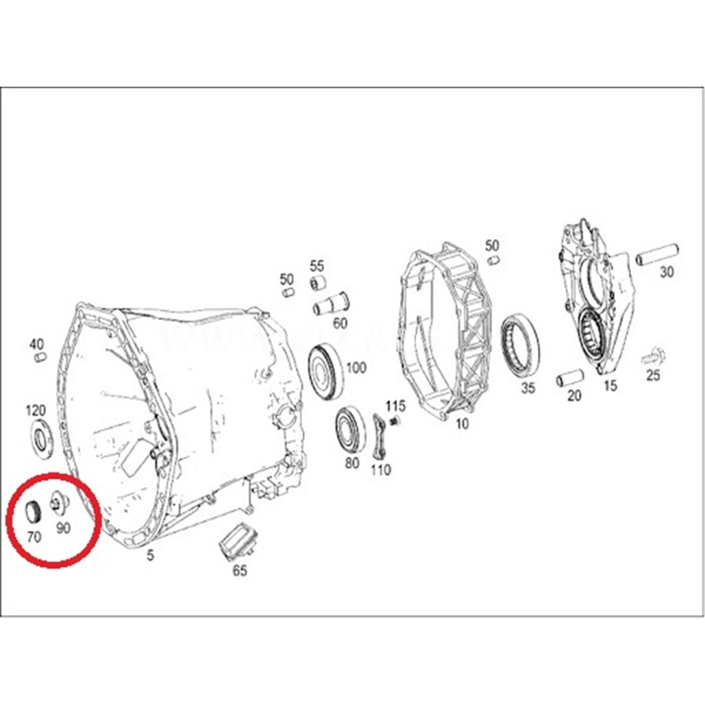 MB TAPA ŞANZIMAN HAVZER 42mm W203 W202 W211