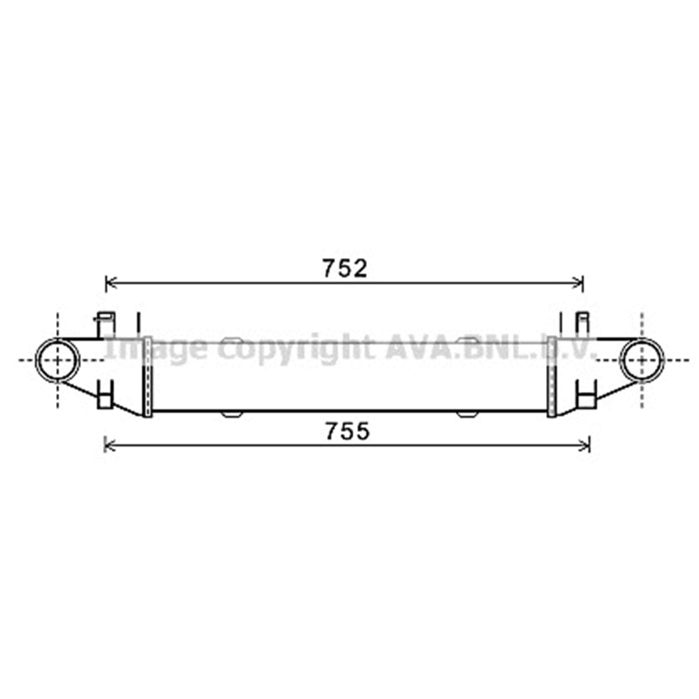 MB RADYATÖR INTERCOOLER.W204 W212 CDI