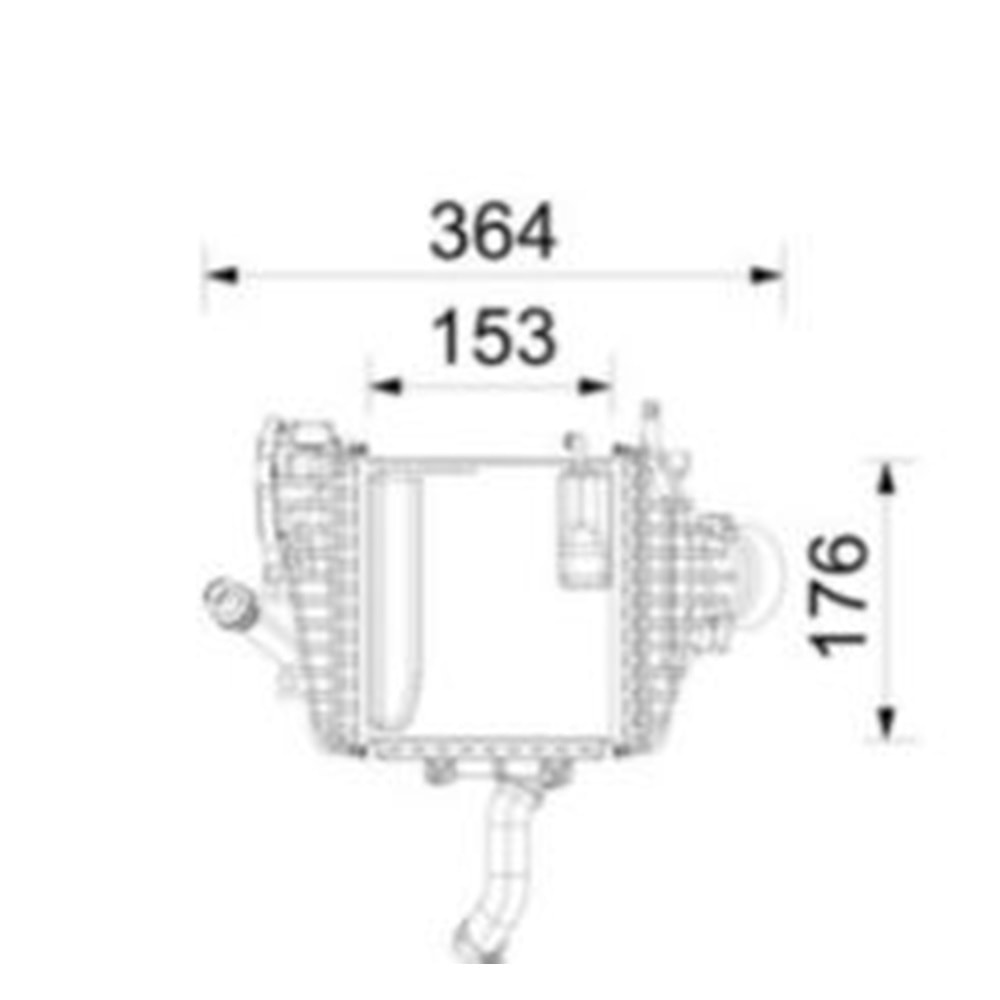 MB RADYATÖR INTERCOOLER W447 M654
