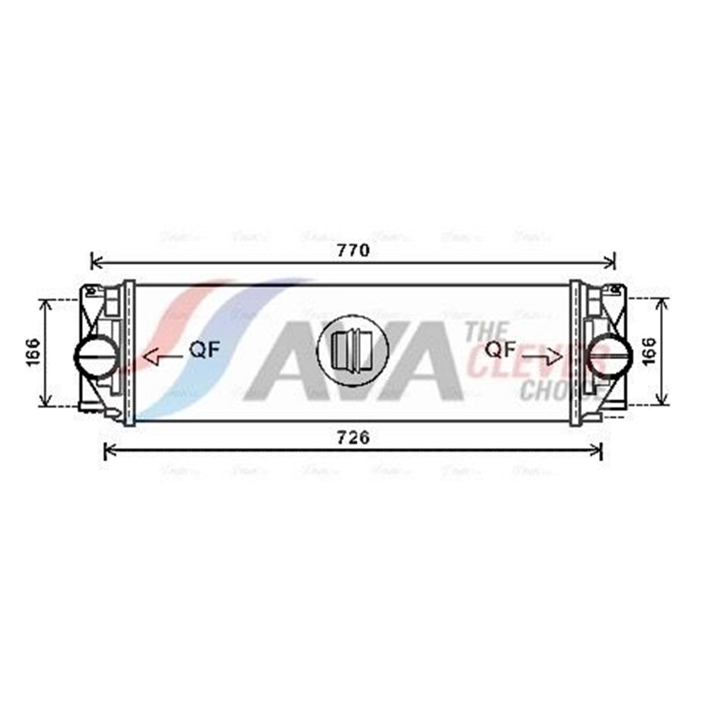 MB RADYATÖR INTERCOOLER W906 SPRT