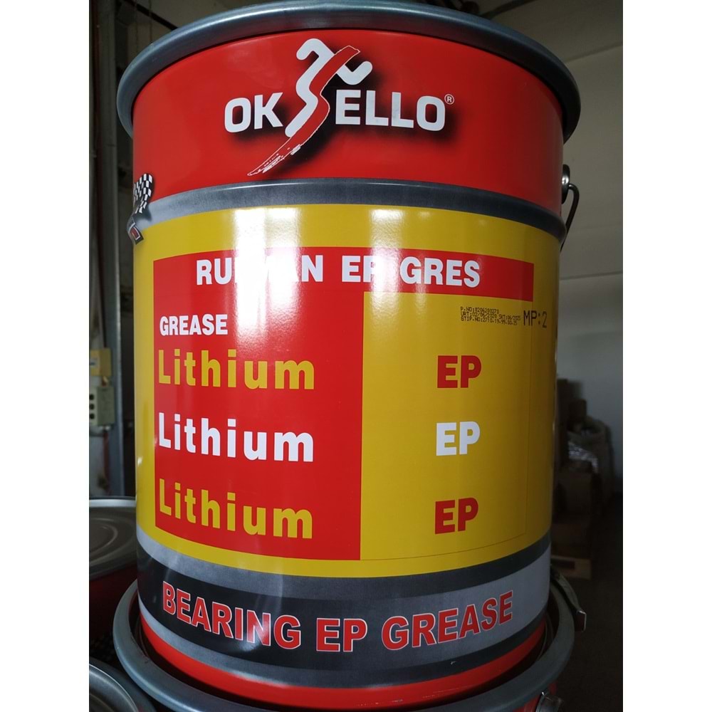 OKSELLO LITHIUM COMPLEX GREASE 15KG MAVI