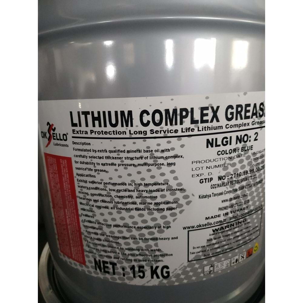 OKSELLO ROLLER MP2 GREASE 15KG