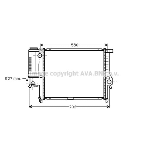 BMW RADYATÖR E34 52X44 E34 UZUN