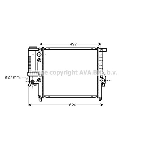 BMW RADYATÖR E36 44X44 E36 AC/OTOMATİK