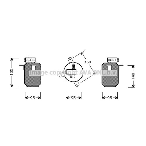 BMW KLİMA TÜBÜ E34 E32