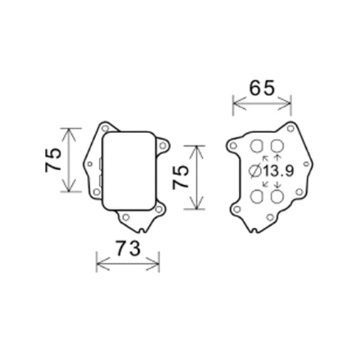 FORD RADYATÖR YAĞ MOTOR 14 HDI