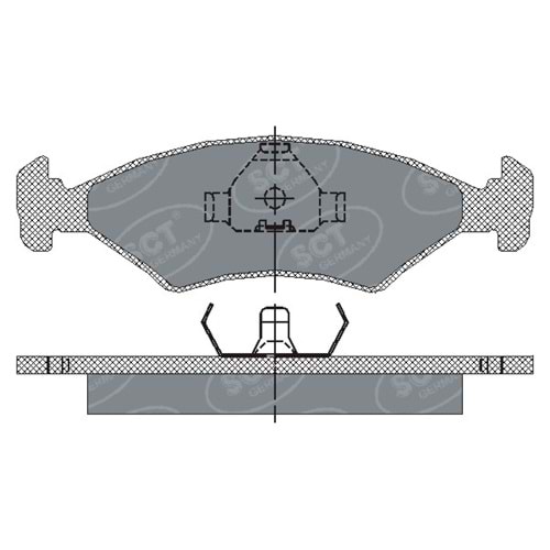 FORD FREN BALATA ÖN FIESTA 1989-1995