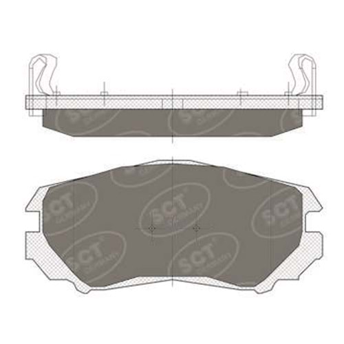 HYUNDAI FREN BALATA ÖN TUSCON