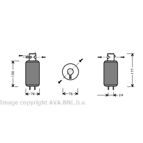 VW KLİMA TÜBÜ CADDY GOLF3