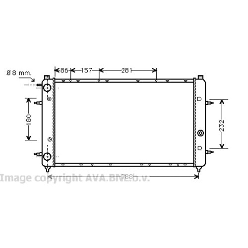 VW RADYATÖR 72x35 T4 TRANS