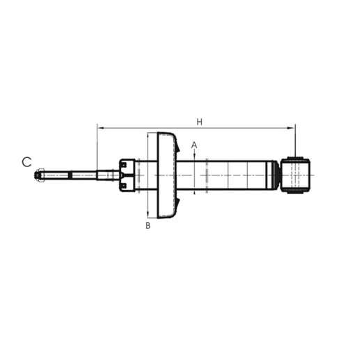VW AMORTİSÖR ARKA GOLF2