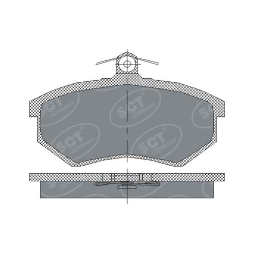 VW FREN BALATA ÖN CADDY CLASSIC