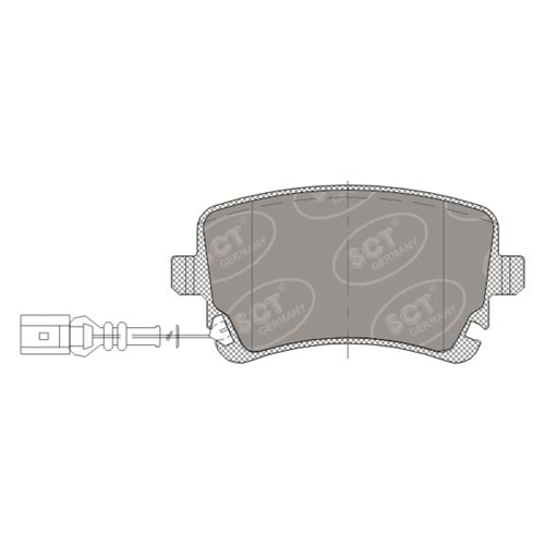VW FREN BALATA ARKA T5 KAPLOLU