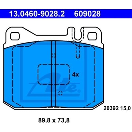 MB FREN BALATA ÖN W123 78+