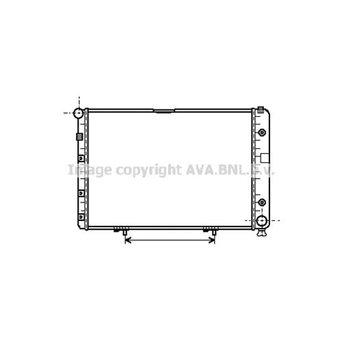 MB RADYATÖR W124 61x49 D/AC/OTO