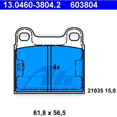 MB FREN BALATA ARKA W126 W126