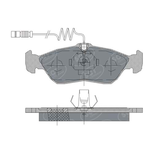 MB FREN BALATA ARKA W901 SPRINTER