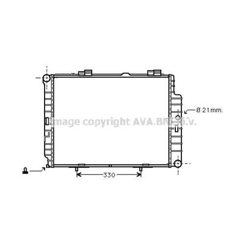 MB RADYATÖR W210 64x49 E270 E320 CDI