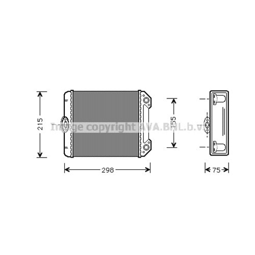 MB RADYATÖR KALORİFER W124 W126