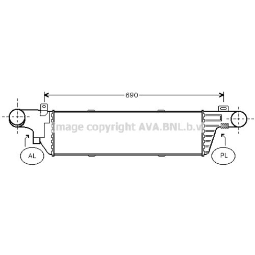 MB RADYATÖR INTERCOOLER.W210 250/300