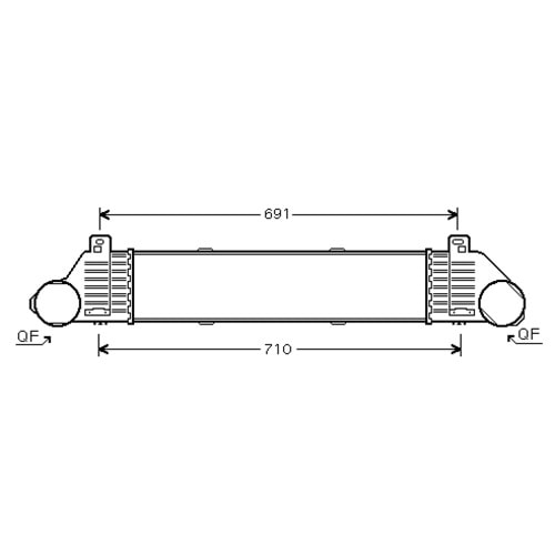 MB RADYATÖR INTERCOOLER.W220 W220 320CDI