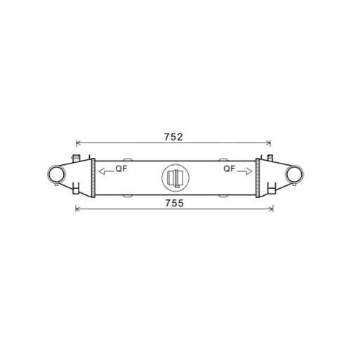 MB RADYATÖR INTERCOOLER.W204 W212 CDI