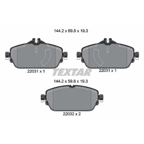 MB FREN BALATA ÖN W205 C205 W213