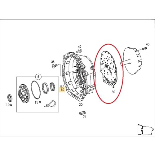 MB CONTA ŞANZIMAN YAĞ POMPASI W210 W202 W140