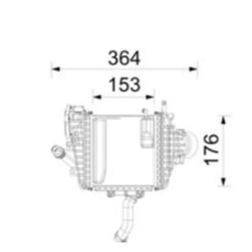 MB RADYATÖR INTERCOOLER W447 M654