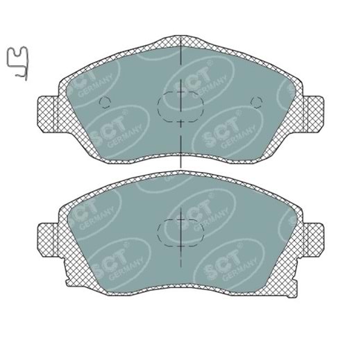 OPEL FREN BALATA ÖN CORSA C